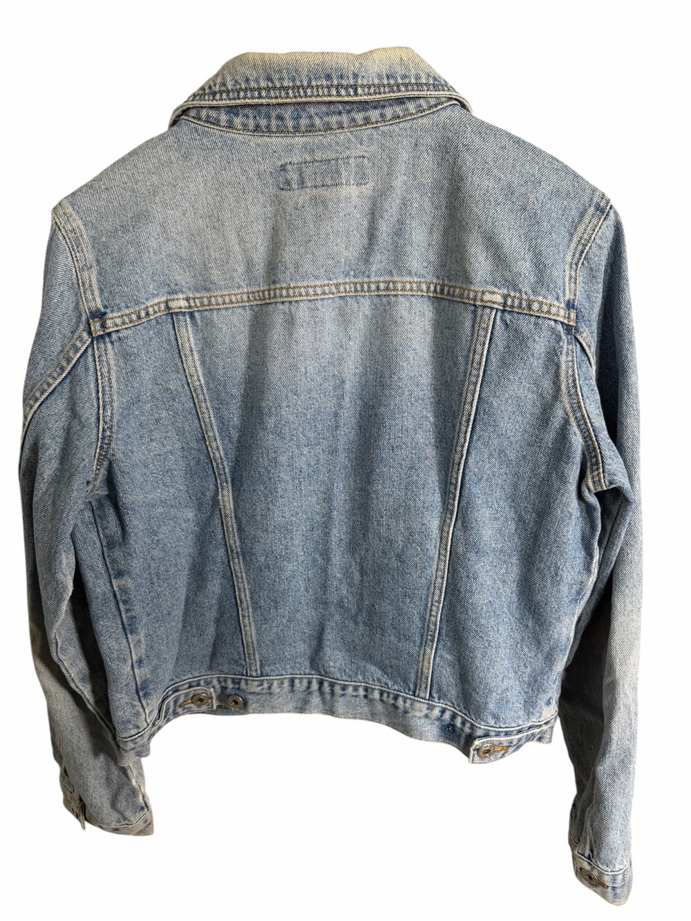 Vtg Express Light Blue Denim Jacket for Women - Picture 3 of 8